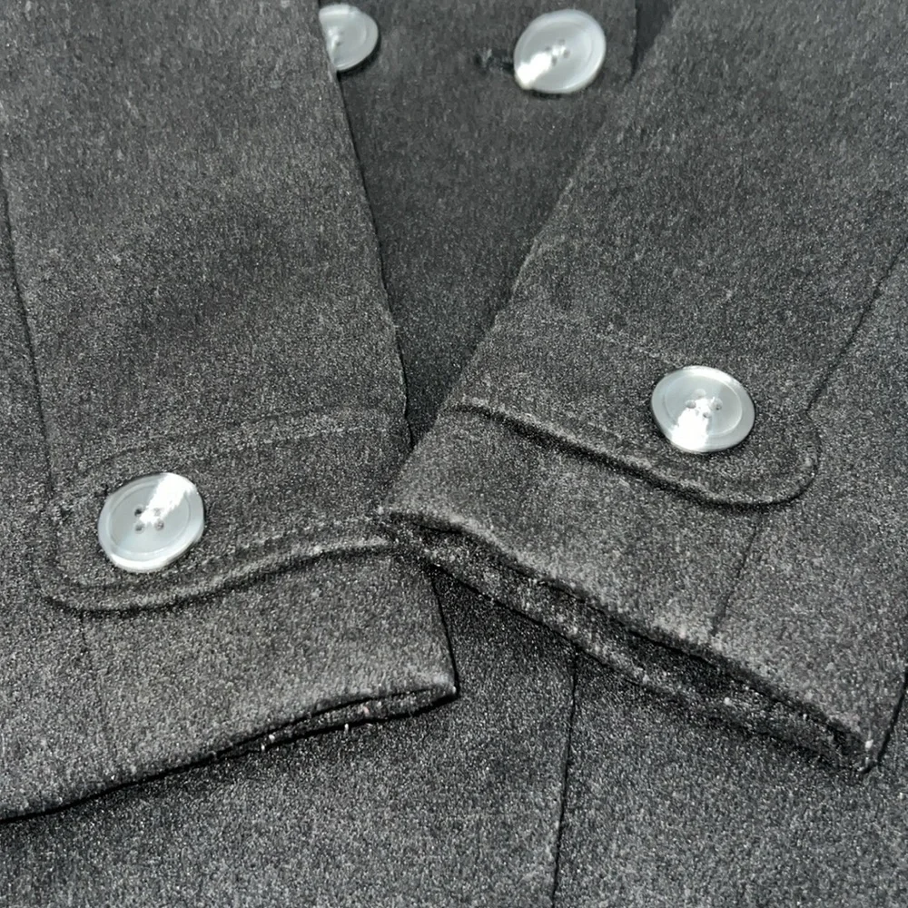 Old Navy toddler wool like pleated back peacoat